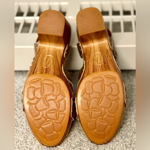 NIB‎ Kork-Ease Della Slingback Platform Sandal Light Gold Size 10 - Picture 12 of 14